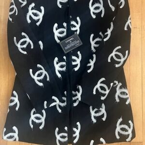 Chanel 1980s Vintage Fringe Monogram Manhattan Sport Blazer